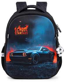 Шкільний ортопедичний рюкзак для хлопчика з Машиною School Standard 38х30х18 см для першокласника (170-72)